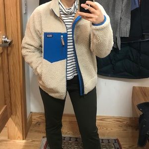 Patagonia Retro-X Full Zip Sherpa Boy's XXL fits women's XS-S excellent cond'tn